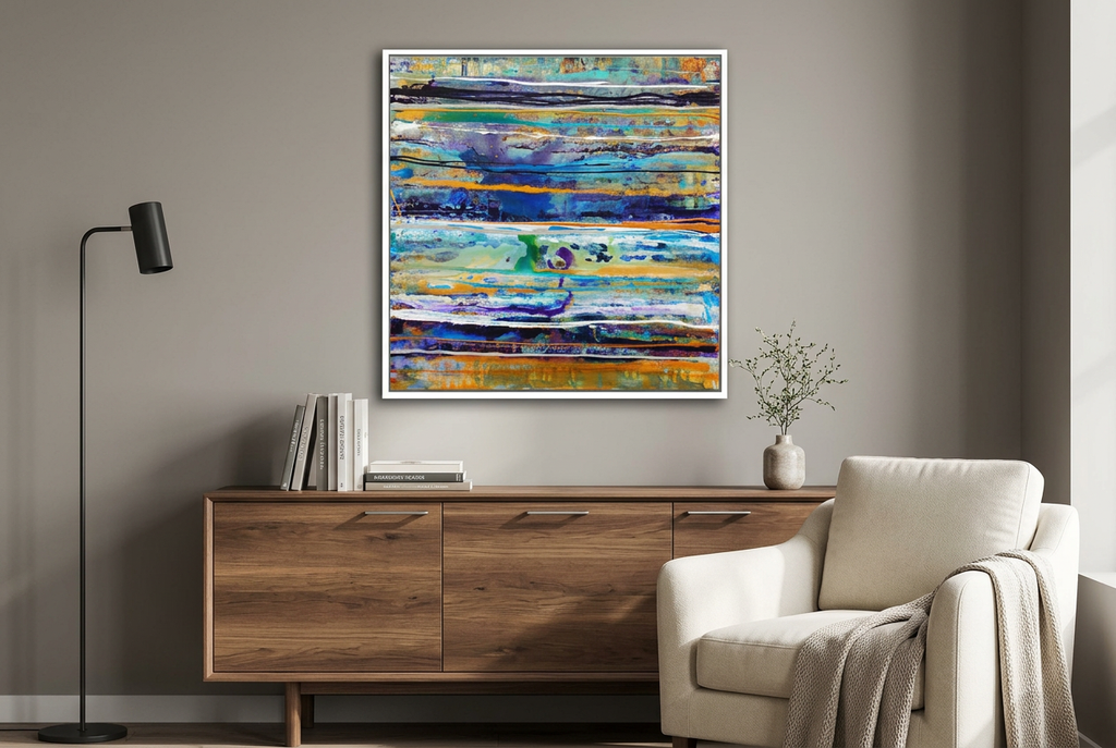 Ocean Mist in a modern reading room